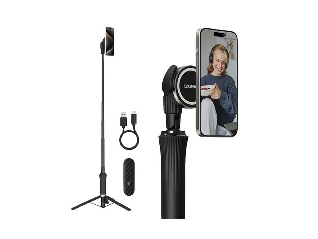 [아이폰 셀카봉 삼각대] 소중한 구매 아라리 맥피포드 프로 맥세이프 마그네틱 스마트폰 삼각대