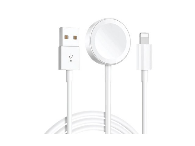 [아이폰 애플워치 충전기 2 in 1] 저렴한 가격 뉴클 애플 워치 2in1 마그네틱 충전기 케이블