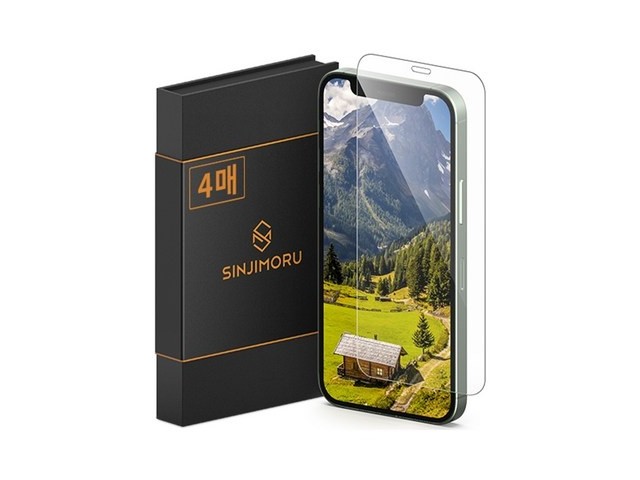 [아이폰12미니 필름] 현명한 선택 신지모루 2.5D 강화유리 휴대폰 액정보호필름 4p